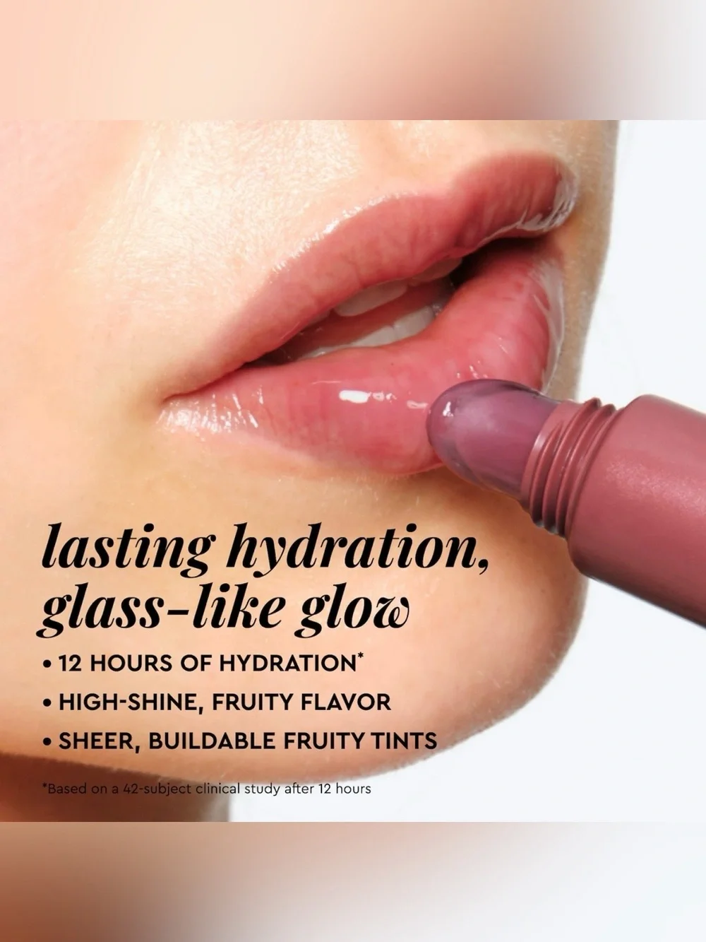 Glow Recipe Glass Balm Lip Treatment for Shine & Hydration- Blackberry Bingsoo
